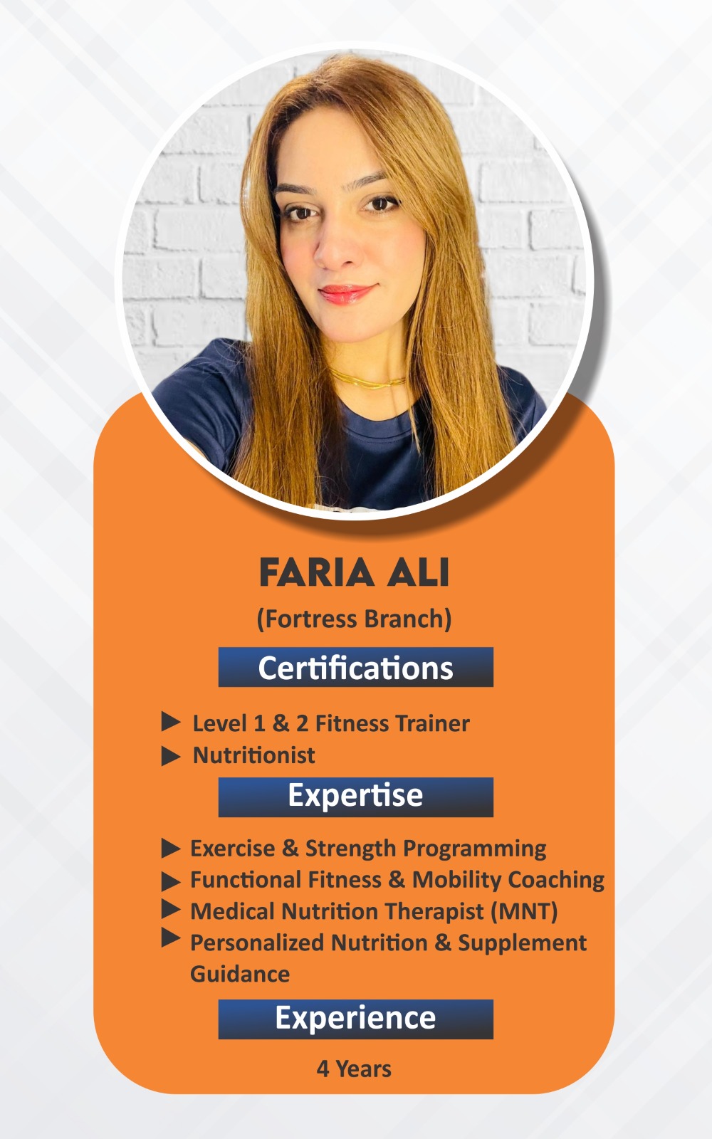 Faria — ABS Wellness Club Trainer