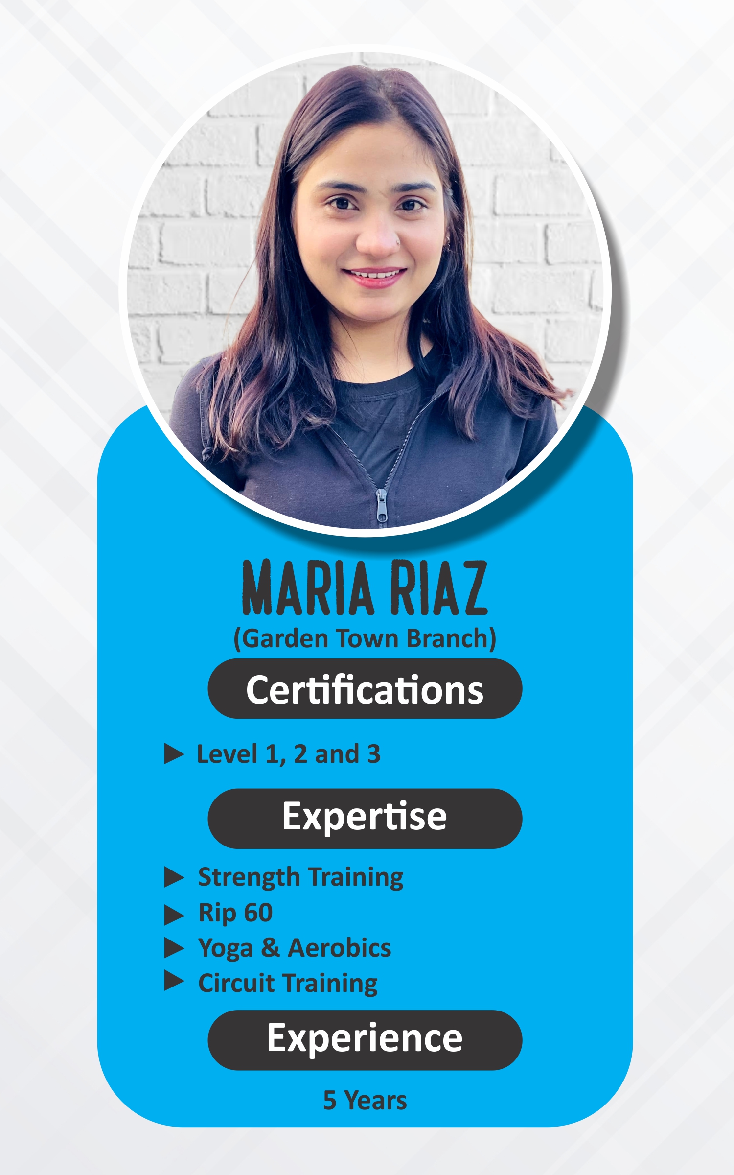 Maria — ABS Wellness Club Trainer