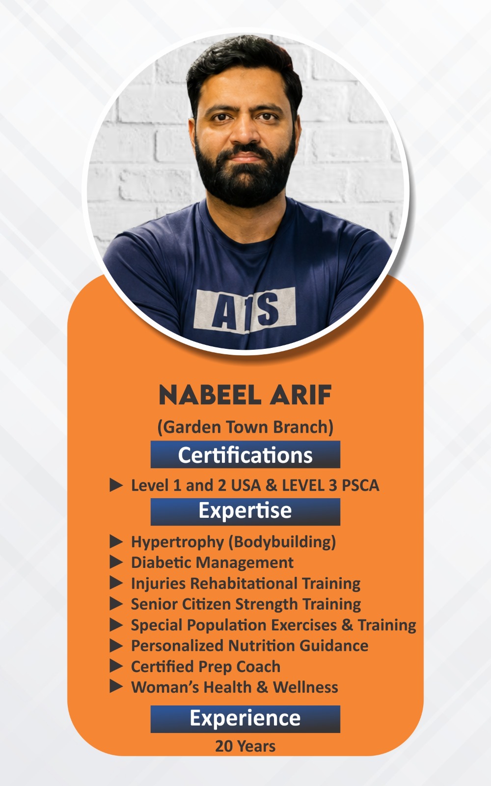 Nabeel — ABS Wellness Club Trainer