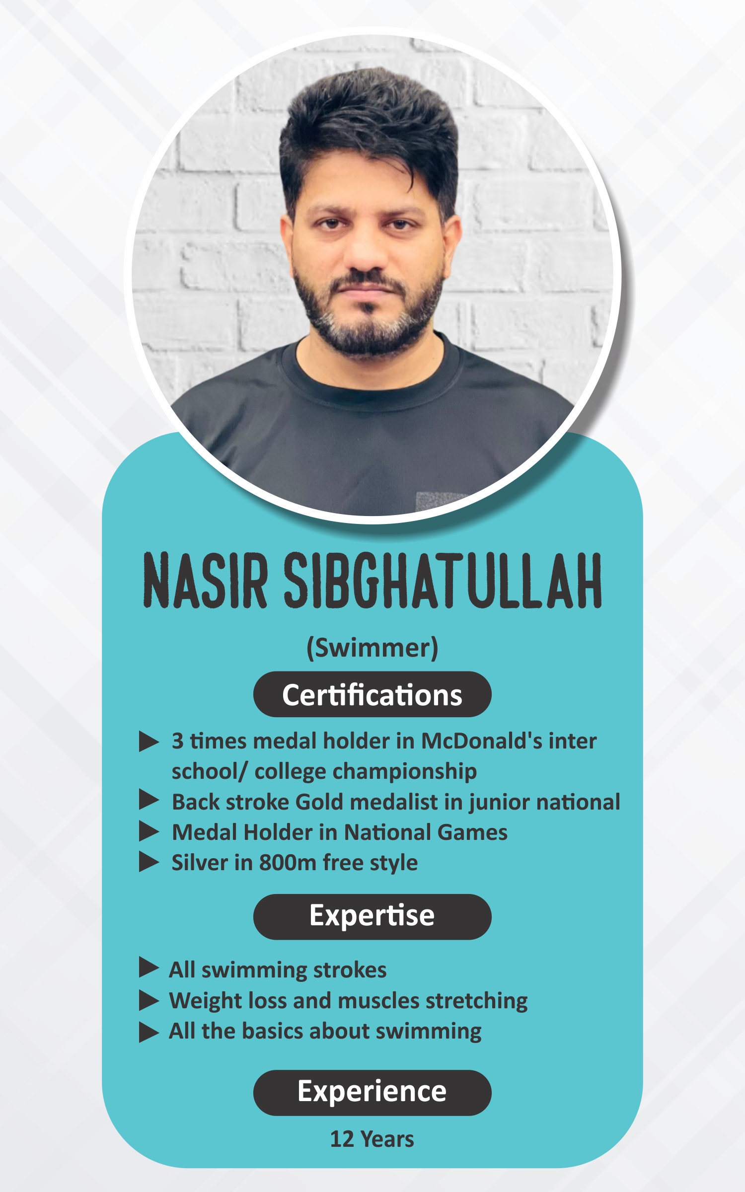 Nasir — ABS Wellness Club Trainer