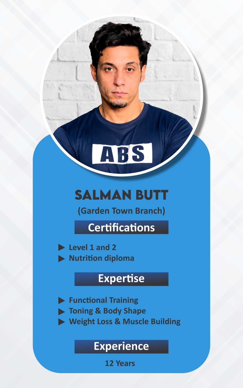 Salman — ABS Wellness Club Trainer