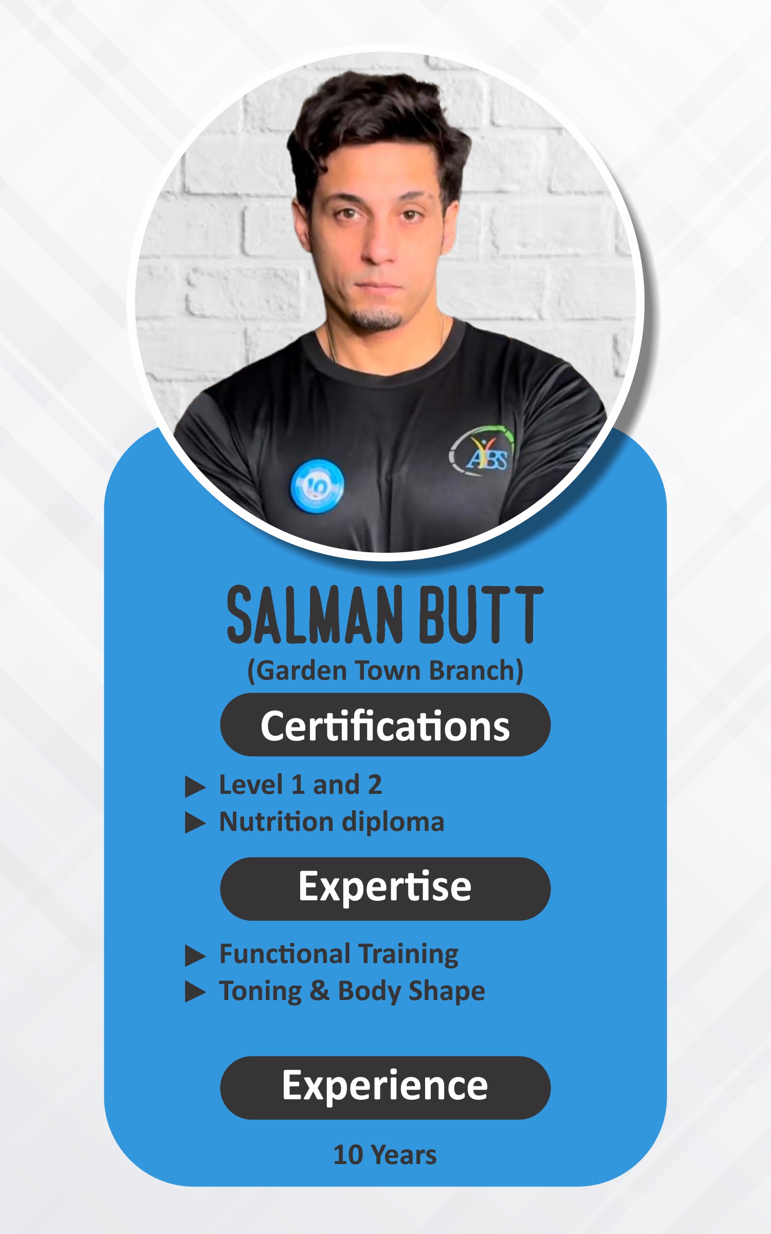 Salman — ABS Wellness Club Trainer